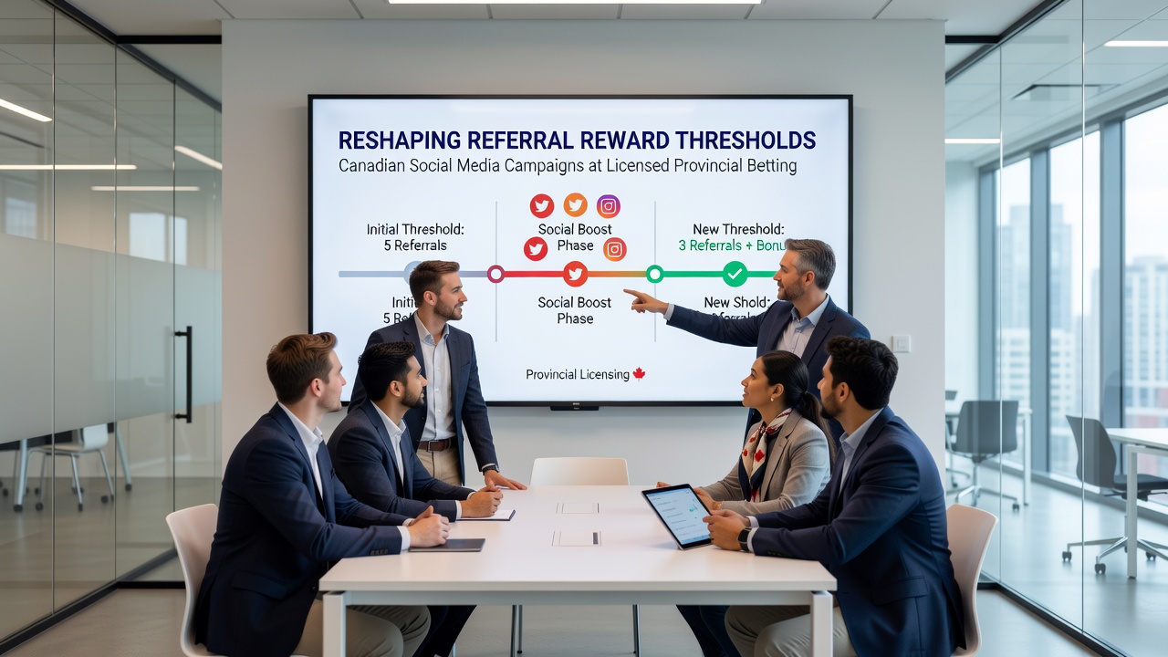 Infographic detailing referral reward changes at licensed Canadian betting platforms